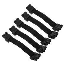 5Pièces Bandes Élastiques Noires En Tissu Pour Chaise Santé