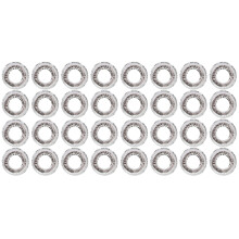 100Pièces Couvre-Brûleurs Ronds Aluminium Anti-Huile Argent Cuisine