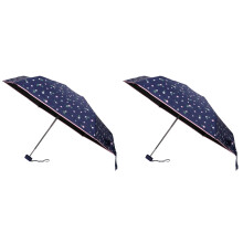 2Pièces Mini Pliable Anti-Uv Portable Outdoor