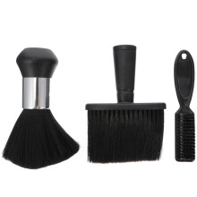 9Pièces Kit Brosse Nettoyage, Brosse Portable Noire, Coiffeur