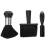 9Pièces Kit Brosse Nettoyage, Brosse Portable Noire, Coiffeur 1