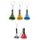 5 Pcs Mini Hand Bell With Keychain For Wedding Classroom Restaurant 1