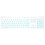 3Pièces Protections Clavier Silicone Vert Étanche Compatible 1