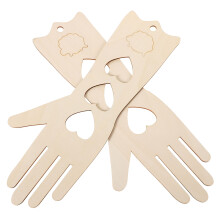 1Paire En Bois Pour Tricotage De Beige Résistant