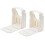 6Pièces Coupe-Pain Pliable Guide Trancheur Sandwich 1
