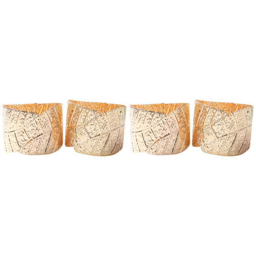 4Pièces Attaches Rideaux Alliage Chic Décoratives Élégantes