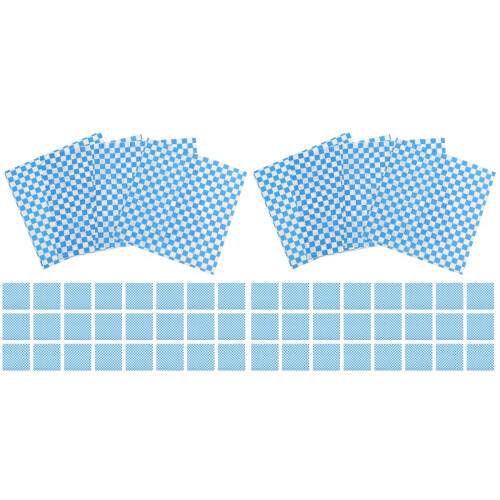 100Feuilles Papier Cuisson Bleu Multifonction Pour