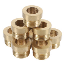 8St Gouden Koperen Thread Reducer Lamp Accessoire Set Voor Reparatie