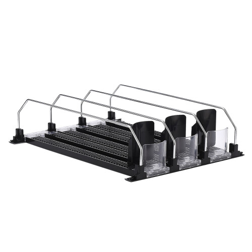 3-Tier Black Soda Can Pusher 2