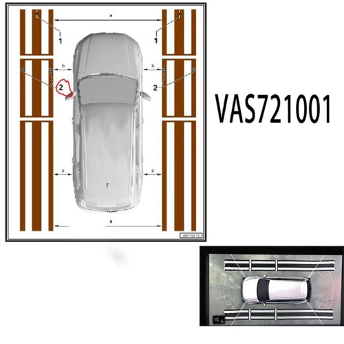 VAS721001 Calibration Tool for     360 Environment Rear Viewer Camera Calibration Tool