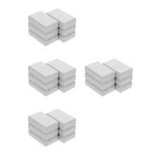 24Pièces Boîtes De Rangement Secrètes ABS Grises Domicile Voyage