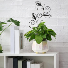 Decorative Plant Trellis for Indoor Potted Plants Leaf Shape Vine Support Stakes,Garden Trellises for Climbing Plants