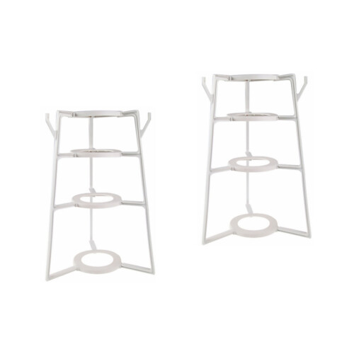2Pièces Étagère 4 Niveaux Rangement Cuisine 2