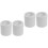 4Rouleaux Moulures PVC Blanches Souples Auto-Adhésives Pour 3