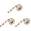 3Rouleaux Stickers Cœur DIY Multi Couleurs Pour 2