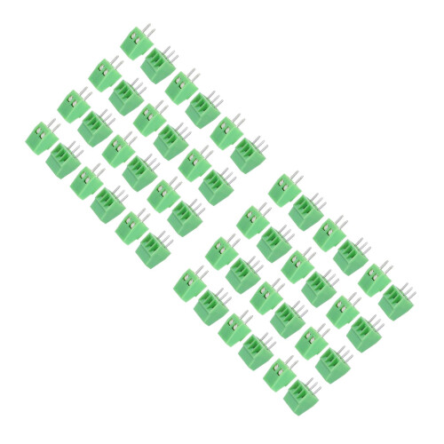100Pièces Connecteur Terminal Vert Cpv+ Cuivre Pour Électronique 2