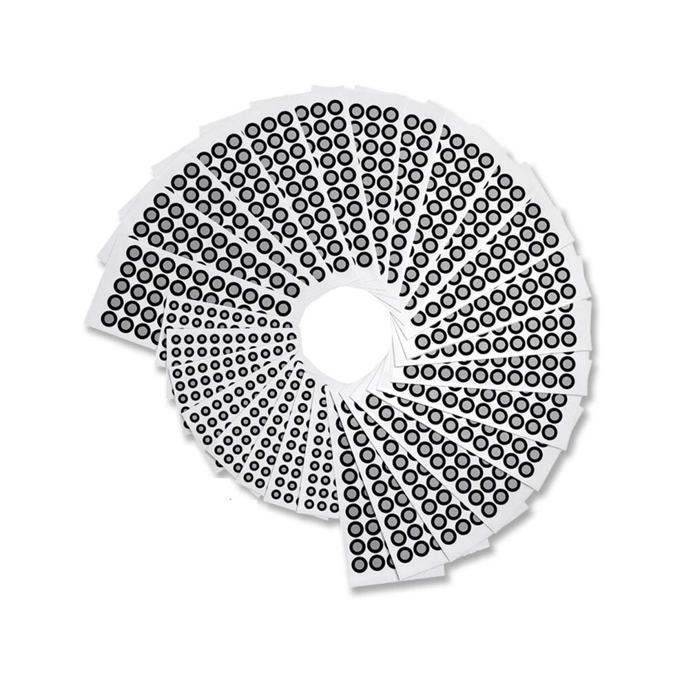 1400 Dots 6Mm & 3Mm 3D Scanning Markers For 3D Scanner, High Tracking & Positioning Dots For 3D Scan (28 Sheets) 4711967947180