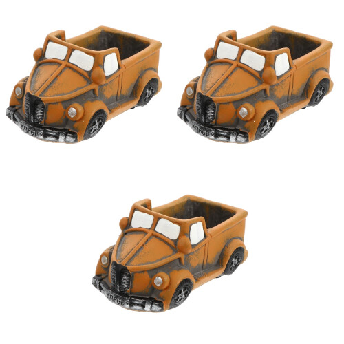 3Pièces Cache-Pots Succulentes Khaki Élégante