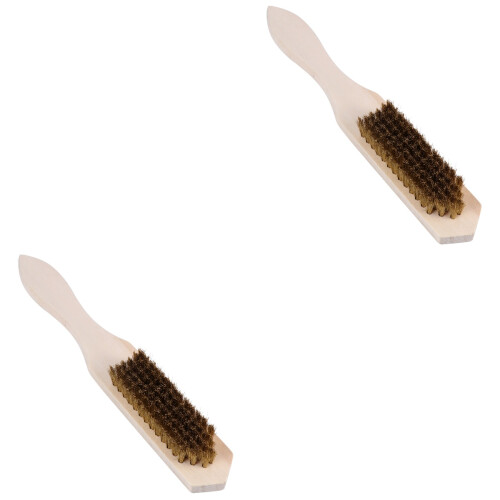 2Pièces Brosse Cuivre Pour Détachage Efficace 1