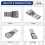 U2U Module Mechanical Keyboard Qmk Universal Key Modification VIA Custom Layer VIA Macro Settings Supports 5 Layers 6