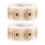 4Rouleaux Stickers Autoadhésifs Kraft Khaki Pour Cadeaux 2