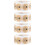 4Rouleaux Stickers Autoadhésifs Kraft Khaki Pour Cadeaux 6