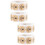 4Rouleaux Stickers Autoadhésifs Kraft Khaki Pour Cadeaux 8
