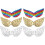 6Pièces Ailes Licorne Stylées Accessoires Costume Chic Et 6