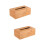 2Pièces Boîte À Papier Bambou Usage Maison Bureau 6
