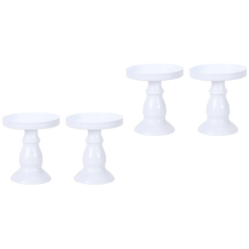 4Pièces Plateau Gâteaux Rond Pour Exposition 2