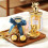 3Pièces Bocal Verre Décoratif Bouteille De Rangement Scellée 3