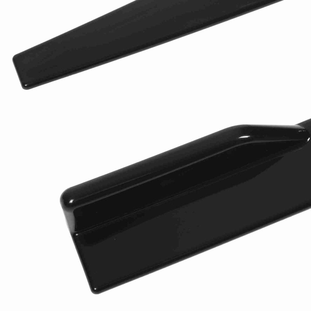 Glossy Side Skirt 860Mm Universal Pair Black 7293282797451