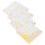 20Serviettes Décoratives Papier Or Pour Dîner 7