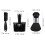 9Pièces Kit Brosse Nettoyage, Brosse Portable Noire, Coiffeur 2