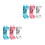 2Ensembles Support À Dents Électriques Mural ABS Chat Coloré 4