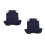 2Pièces Tablier Poule En Denim Bleu Protection Pour Poulets 7