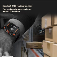 Wearable UHF RFID Watch Reader 902-928MHz Wireless Wristband Tag Reader for Warehouse Laundry Management