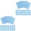 100Feuilles Papier Cuisson Bleu Multifonction Pour 2