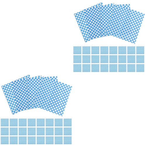 100Feuilles Papier Cuisson Bleu Multifonction Pour 1
