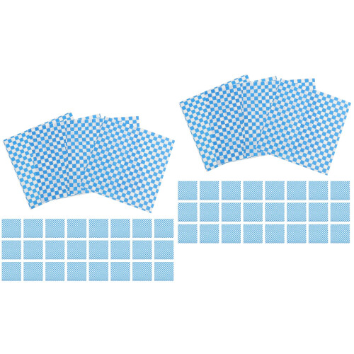 100Feuilles Papier Cuisson Bleu Multifonction Pour 2