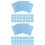 100Feuilles Papier Cuisson Bleu Multifonction Pour 4