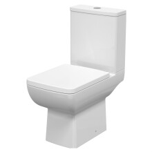 Grindon Contemporary Square Compact Rimless Toilet Pan and Cistern - 800 x 363 x 615mm