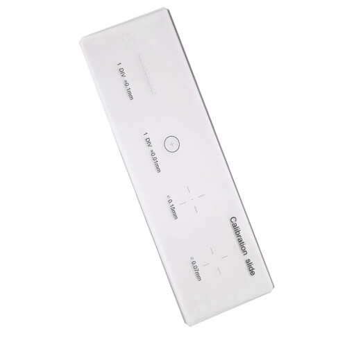 0.01mm Microscope Calibration Slide with Stage Micrometer for Camera Reticles 2