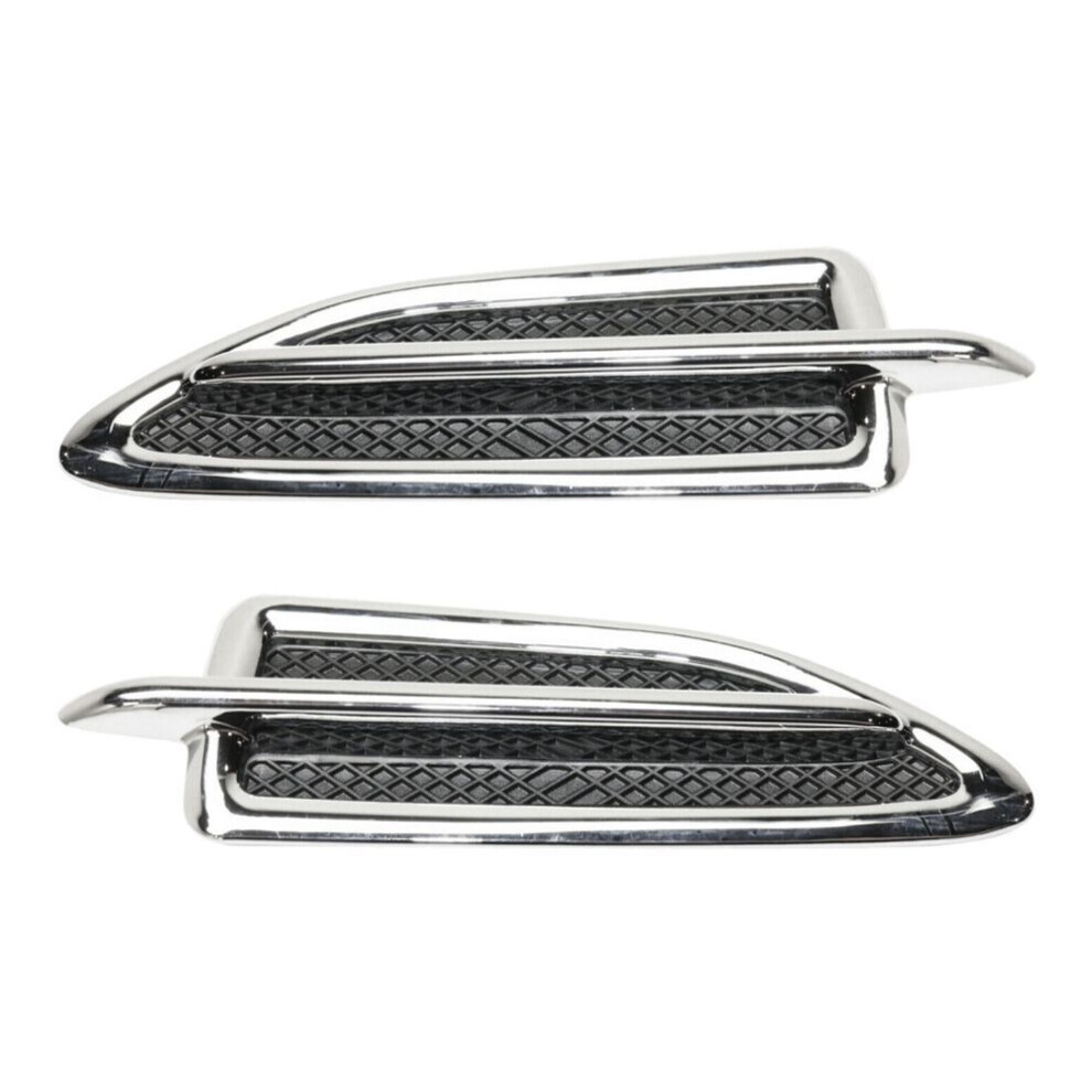 2Pcs Front Side Vent Emblem Molding Trim Decoration Left + Right For 13-15 Escape 9460613414167