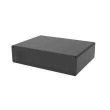 Aluminiowa Obudowa Zintegrowana z Czarną Skrzynką, Wodoodporna, Obudowa Elektroniczna DIY, Obudowa Zasilania Instrumentu 140x36x100 mm