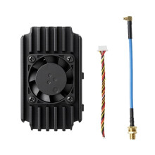 5,8 GHz 5 W VTX 80 Kanäle 5000 MW FPV Video-Audio-Sender NTSC/PAL 7-36 V für FPV-Langstrecken-RC-Drohnen
