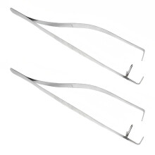 2pcs Glaze Pliers Dipping Tong Heavy Duty Flask Tongs Ceramic Glazing Clip Pottery Tool
