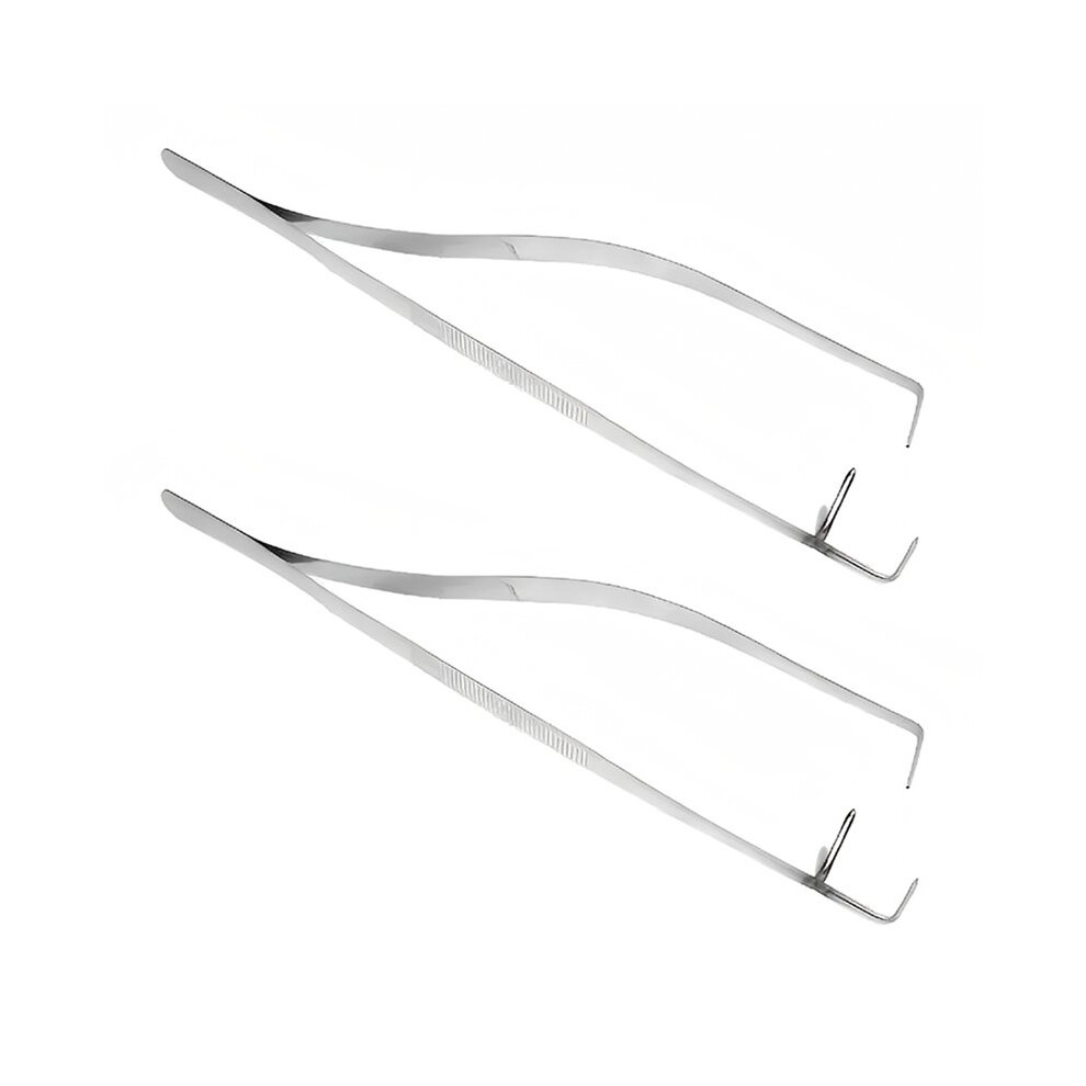 2Pcs Glaze Pliers Dipping Tong Heavy Duty Flask Tongs Ceramic Glazing Clip Pottery Tool 4713070368357