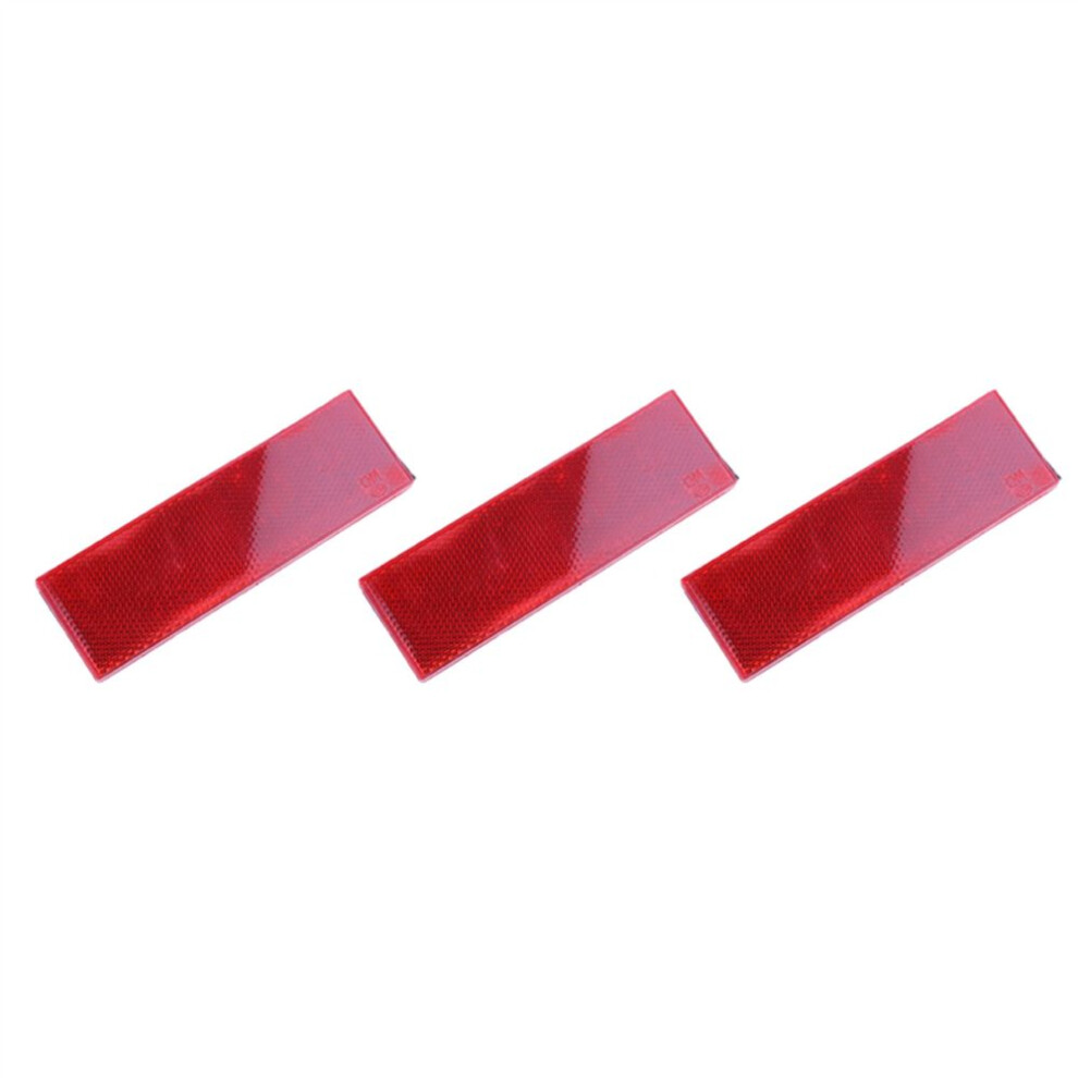 3X Warning Reflective Safety Plate/Tape Reflector Stickers For Tru 1322442042288
