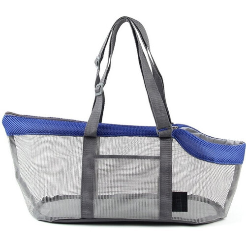 Bag for Cats & Dogs - Foldable Travel Bag with Handheld Strap, Breathable Mesh B: